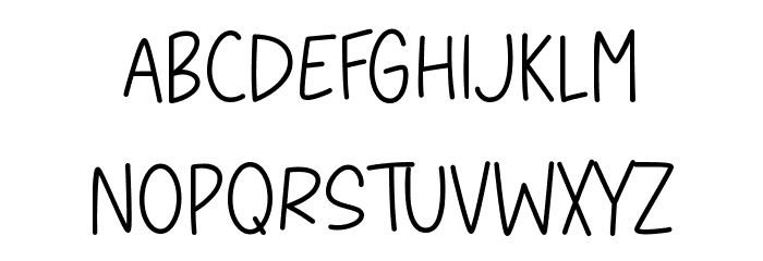 The Wildroot Font UPPERCASE
