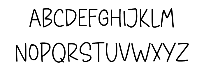 The Wildroot Font LOWERCASE