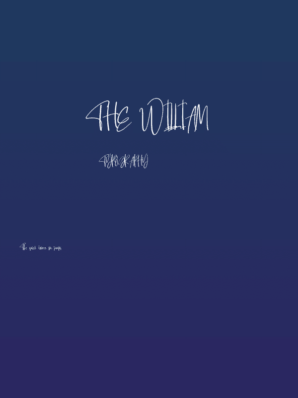 The William Poster