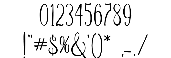 The Willyst Regular Font OTHER CHARS