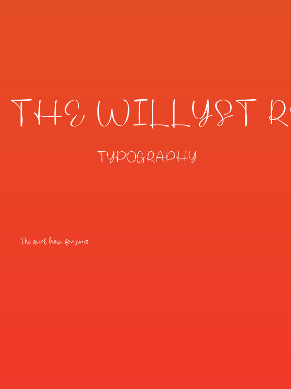 The Willyst Regular Poster