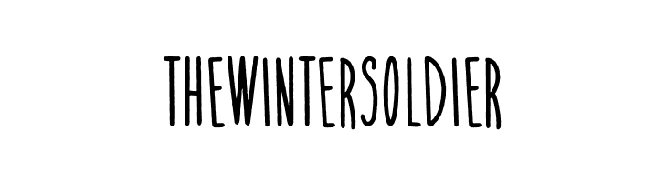 The Winter Soldier  Free Fonts Download