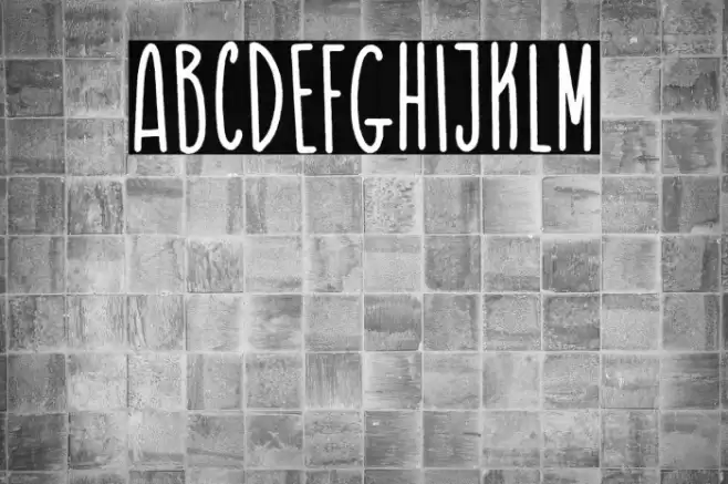 The Winter Soldier Font examples