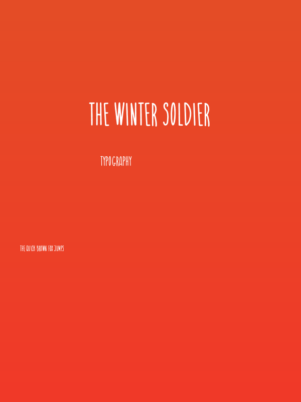 The Winter Soldier Poster
