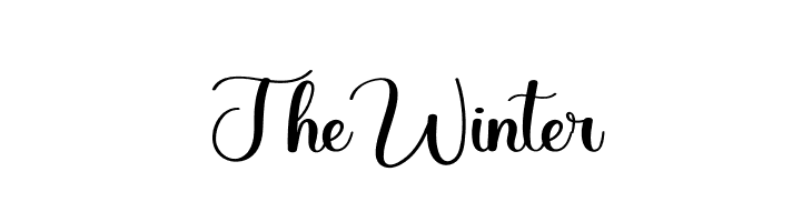 The Winter  नि: शुल्क फ़ॉन्ट्स डाउनलोड