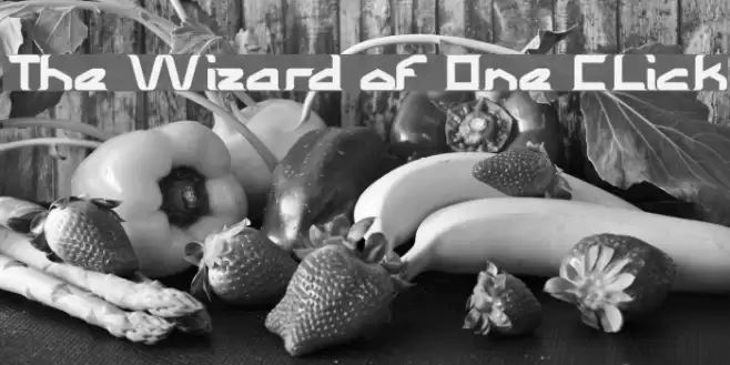 The Wizard of One CLick Font examples