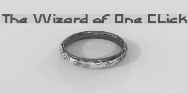 The Wizard of One CLick Font examples