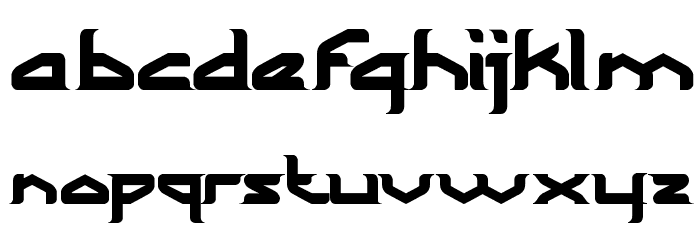 The Wizard of One CLick Font LOWERCASE