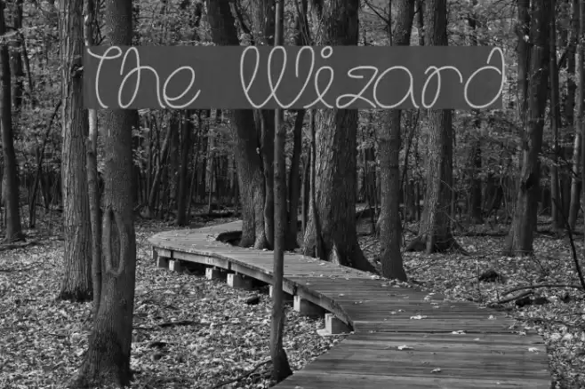 The Wizard Font examples