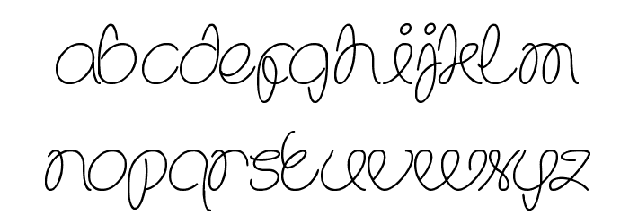 The Wizard Font LOWERCASE