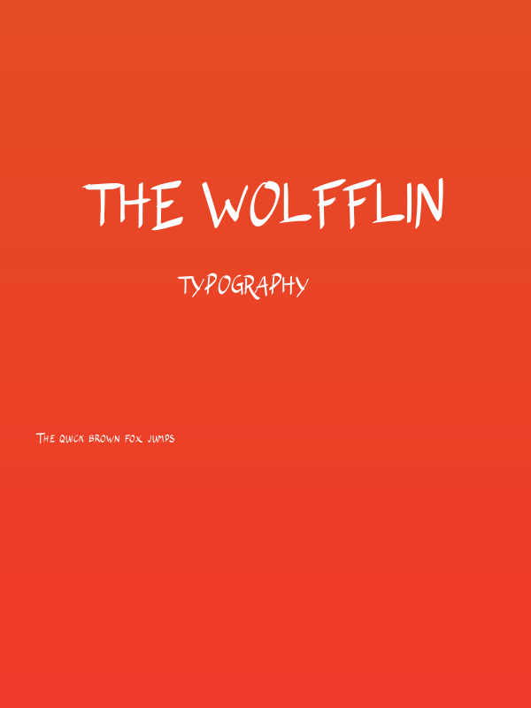 The Wolfflin Poster