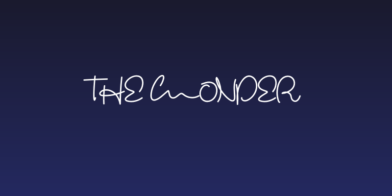 The Wonder Social Header