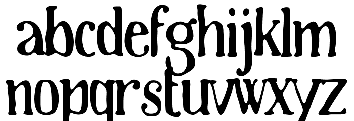 The World Is Yours Bold Font LOWERCASE