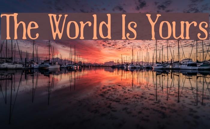 The world is yours картинка