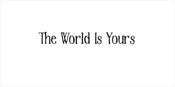 The World Is Yours Logo