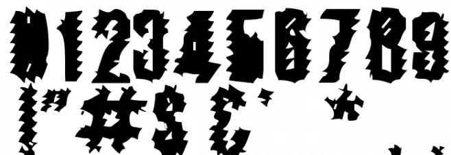 The World's Fiery Demise Font OTHER CHARS
