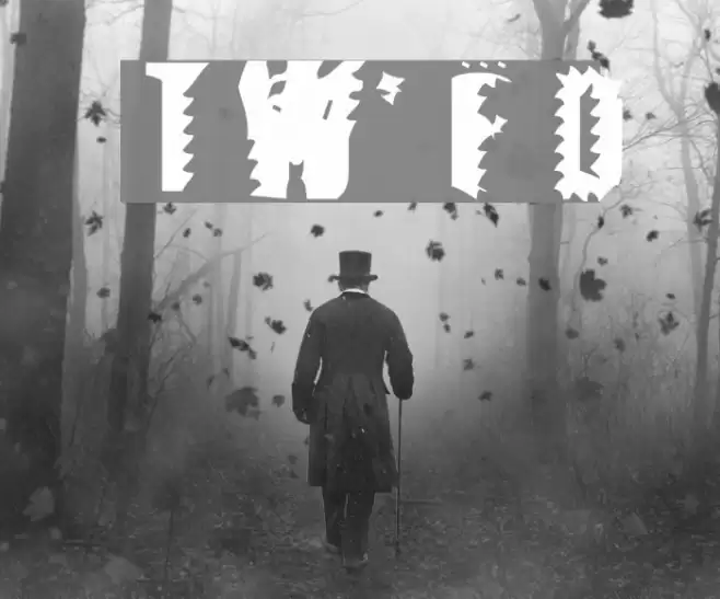 The World's Fiery Demise Font examples