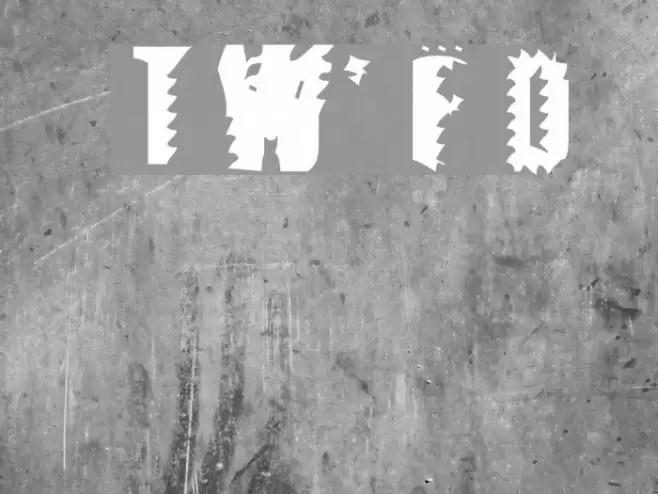 The World's Fiery Demise Font examples