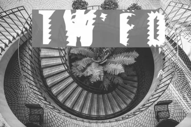 The World's Fiery Demise Font examples