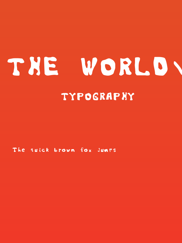 The World's Worst Font Poster