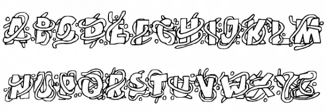 The Worms Font Litere mari