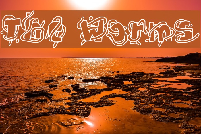 The Worms Font examples