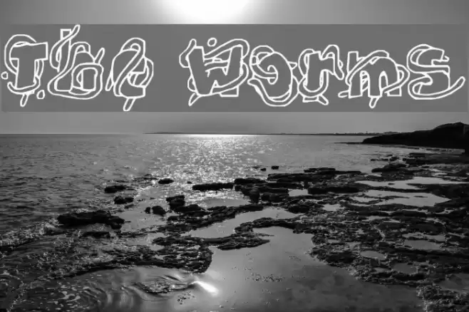 The Worms Caratteri examples