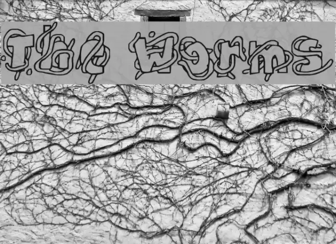 The Worms Caratteri examples