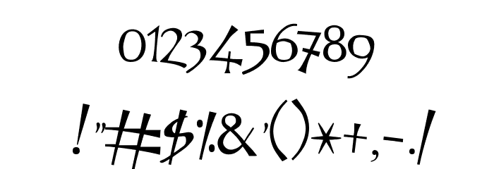 The-Worst Font OTHER CHARS
