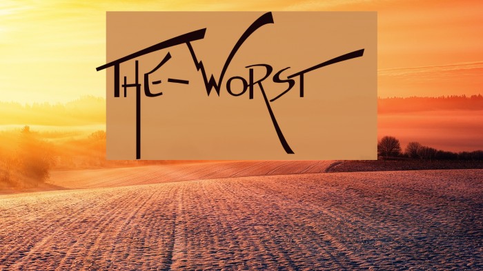The-Worst Font examples
