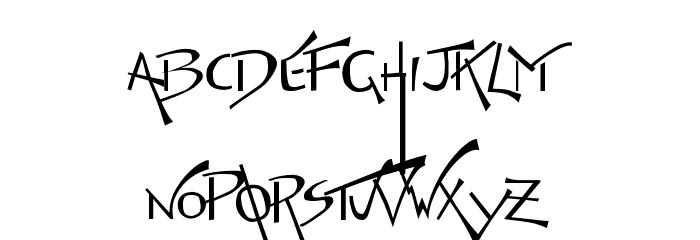 The-Worst Font LOWERCASE