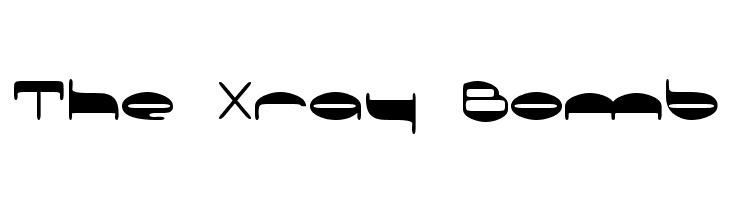 The Xray Bomb  Frei Schriftart Herunterladen