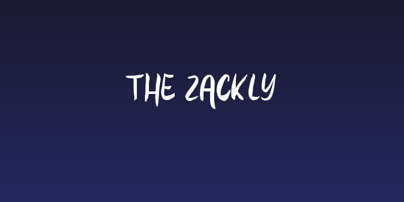 The Zackly Social Header