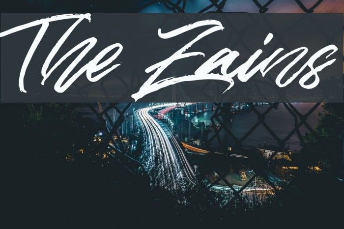 The Zains Font examples