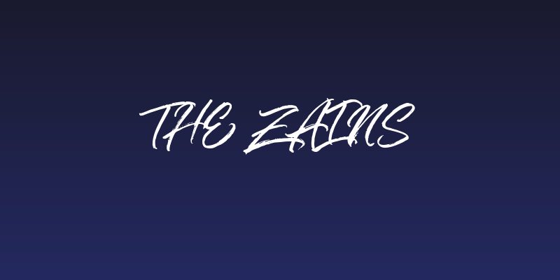 The Zains Social Header