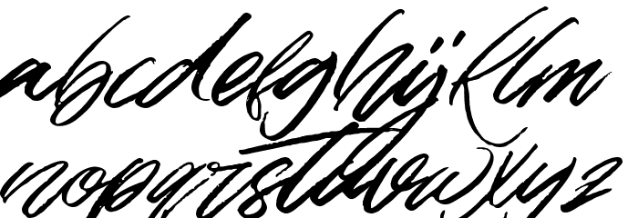 The Zains Font LOWERCASE