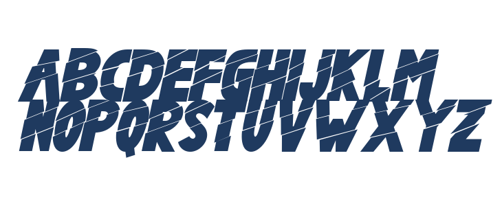 The Zander Demo Italic Uppercase