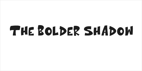 The bolder shadow Logo