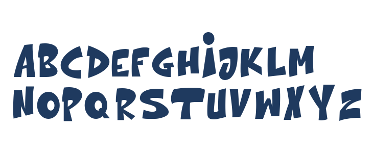 The bolder shadow Lowercase