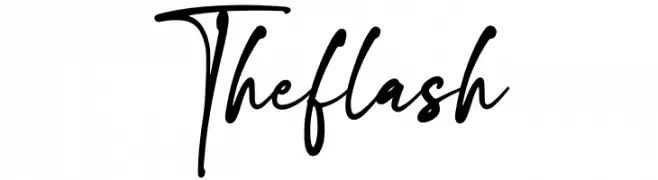 The flash  Free Fonts Download