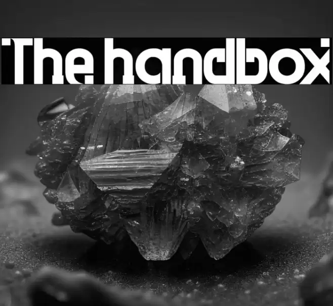 The handbox Font examples
