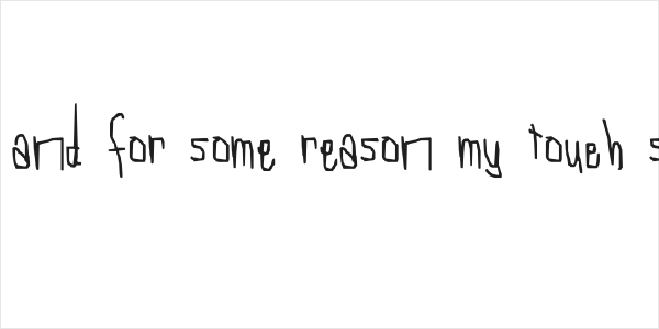 The powers gone out and for some reason my touch screen refuses to work Logo