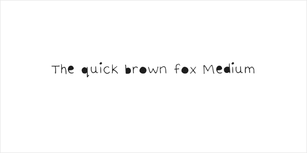 The quick brown fox Medium Logo