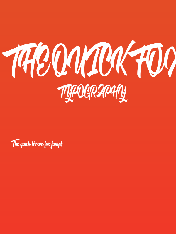 The quick fox Poster