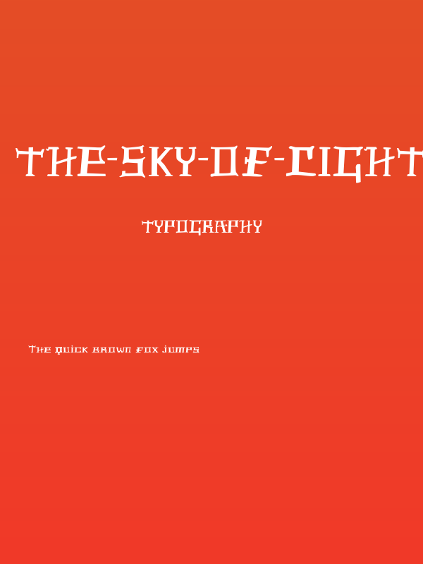 The-sky-of-light Poster