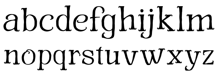 The spokill free version Regular Font LOWERCASE