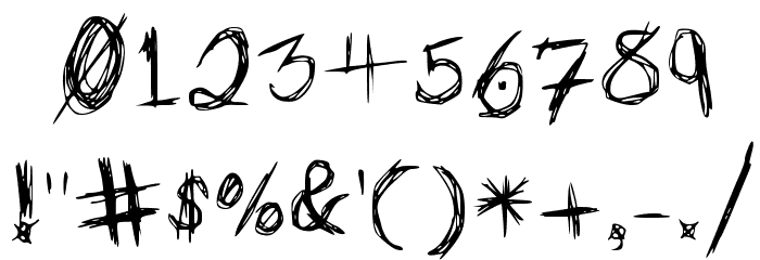 The typing of a maniac Medium Font OTHER CHARS