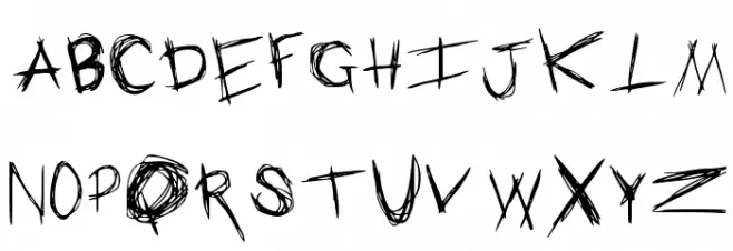 The typing of a maniac Medium Font Litere mari