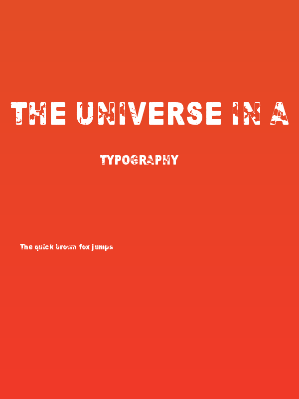 The universe in a nutshell Poster