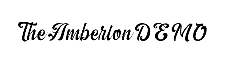 TheAmbertonDEMO  Frei Schriftart Herunterladen